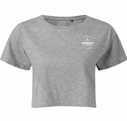 Stage 1-3 | Performance Crop T-Shirt | Ice White Logo