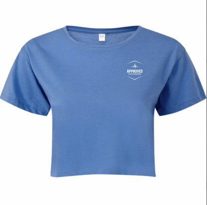 Stage 1-3 | Performance Crop T-Shirt | Ice White Logo